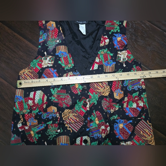 Vintage Womens Christmas Vest Medium - Picture 4 of 9
